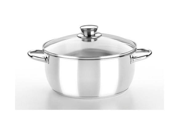 CAZUELA CON TAPA CRISTAL OPTIMA 24 CM