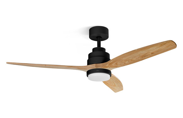 VENTILADOR TECHO NEPAL INOX ROBLE 40W 132CM