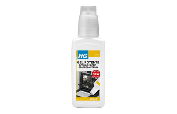 GEL POTENTE CON CEPILLO PARA HORNO 250 ML