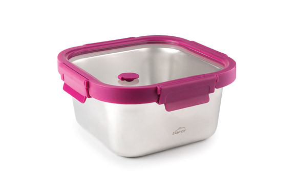 CONTENEDOR ALIMENTOS CUADRADO INOX 640 ML ETERN