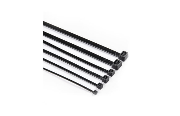 BRIDA NILON DENTADA NEGRA 3,6 X 140 MM 100 UDS