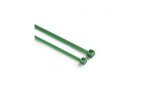 BRIDA NILON DENTADA VERDE 3,6 X 200 MM 100 UDS