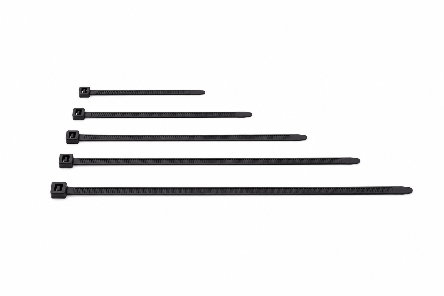 BRIDA NILON DENTADA NEGRA 3,6 X 300 MM 100 UDS