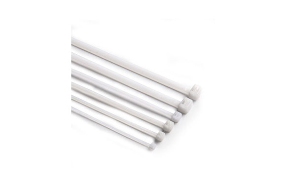 BRIDA NILON DENTADA BLANCA 4,8 X 370 MM 100 UDS