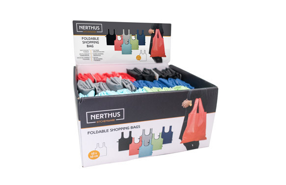 BOLSA COMPRA PLEGABLE 24 UDS SURTIDAS