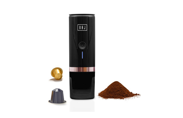 CAFETERA PORTATIL A BATERIA USB 80 ML NEGRA