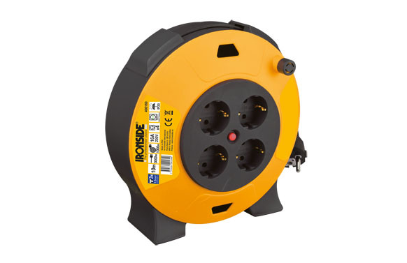 ENROLLACABLE CASSETE DOMEST H05VV-F 1.5MM2 4 T SCH 15MT 16A 230W