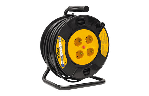 ENROLLACABLE H05VV-F 1.5MM2 4 TOMAS SCHUKO 50MT 16A 230W IP20