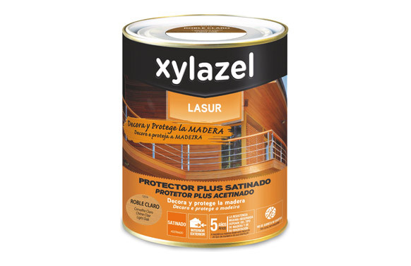 LASUR PLUS SATINADO 750 ML ROBLE CLARO