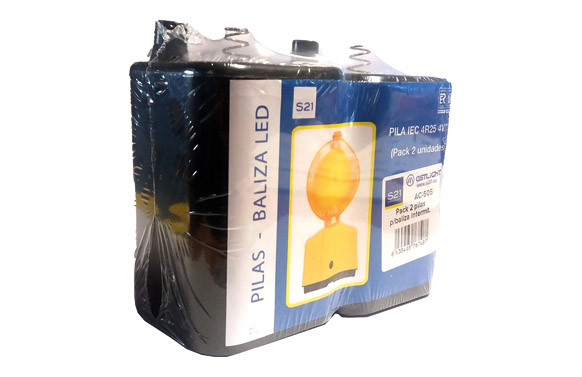 BATERIA PACK PARA BALIZA 4R25 DE 6V 7AH 2 UNIDADES