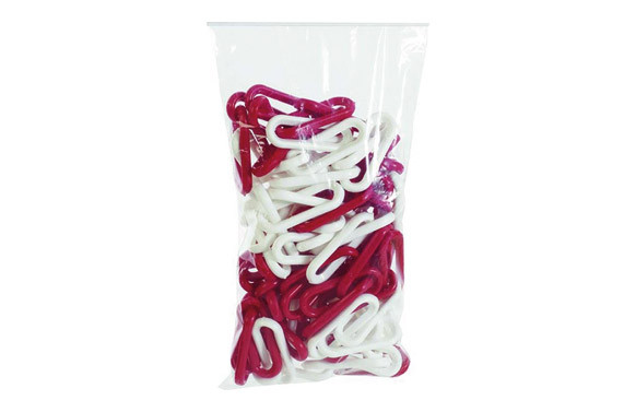 CADENA SEÑALIZACIÓN ROJA/BLANCA 6MMX5M PLASTICO