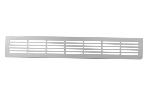 REJILLA DECORATIVA EMPOTRABLE 1,5 BLANCO 6,6 X 48CM CON GANCHO 