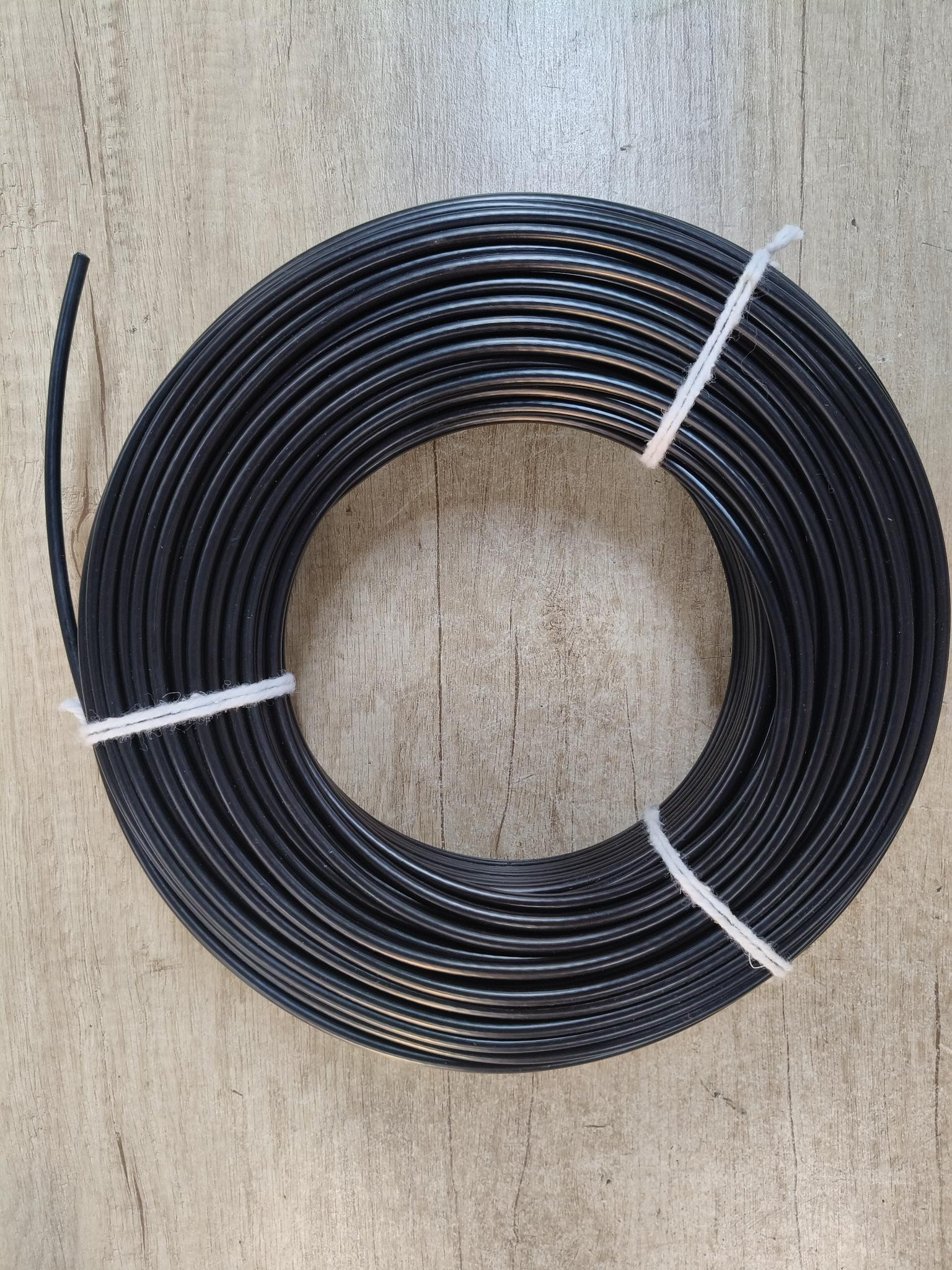 CABLE ACERO GALV RECUBIERTO (ESP GYM) ALTA RESIST ROLLO 100 M Ø 4 X 6