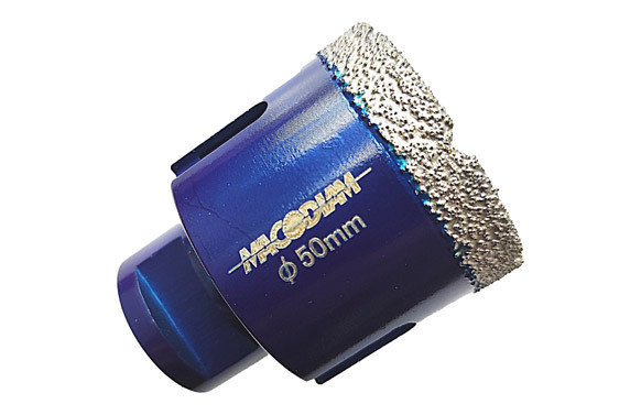 BROCA DIAMANTADA PORCELANICO PERFORACION EN SECO Ø 50 M-14