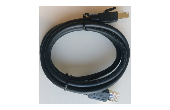 CABLE ETHERNET RJ45 CAT-8 1M NEGRO 