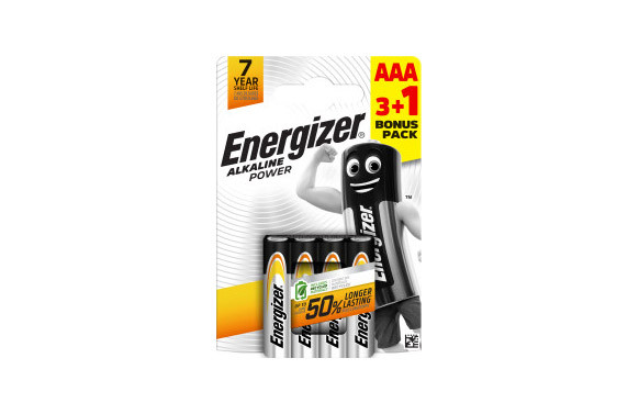 PILA ALCALINA POWER LR03 AAA PACK 4 +3+1 
