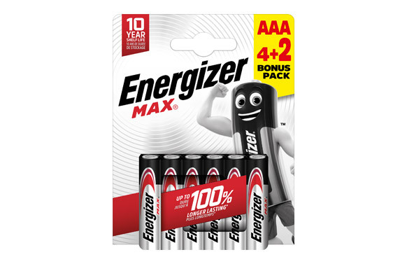 PILA ALCALINA MAX LR6 AAA PACK 4+2 