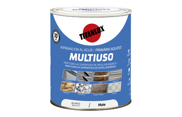 IMPRIMACION AL AGUA MULTIUSO MATE 750 ML BLANCO