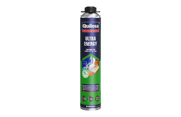 ESPUMA POLIURETANO ULTRA ENERGY PISTOLA 750 ML