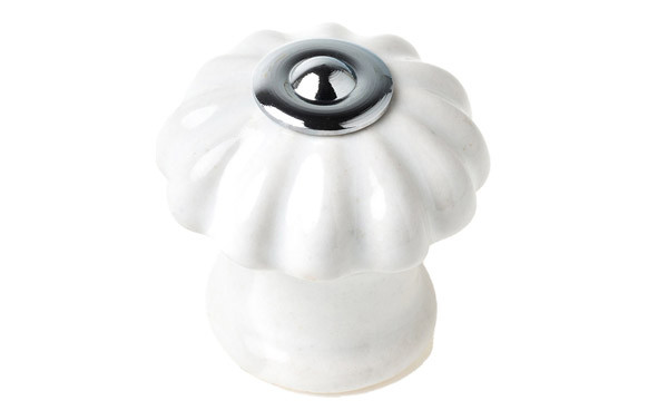 POMO MUEBLE PORCELANA-ZAMAK 28X28X27MM