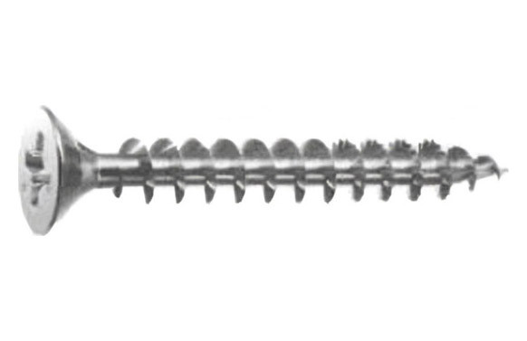 TORNILLO MADERA CABEZA PLANA POZI CINCADO CAJA PROFESIONAL 3,5 X 50 500 UDS