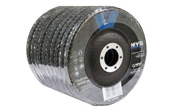 DISCO LAMINAS ZIRCONIO Ø125X1X22,3MM GRANO 60