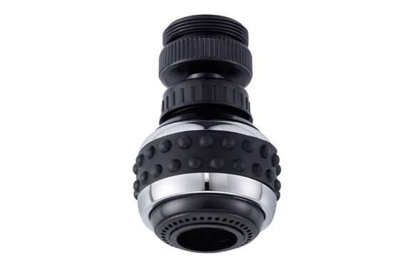 ROCIADOR COCINA CON ROTULA NEGRO M22 / M24
