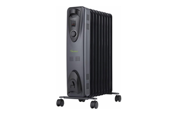 RADIADOR ECOLOGICO NEGRO 9 ELEMENTOS 1500 W
