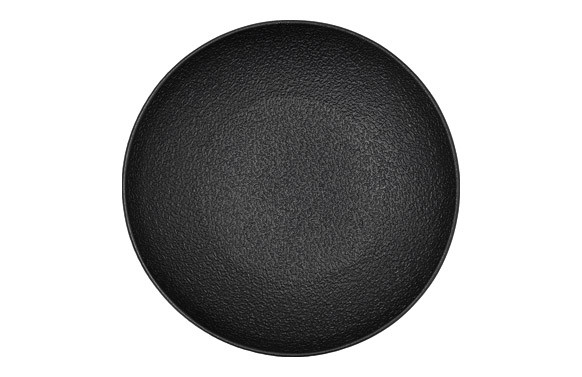 ENSALADERA PORCELANA NEGRA FOSIL Ã˜ 25 X 5 CM