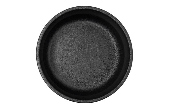 BOL PORCELANA NEGRO FOSIL Ã˜ 12 X 6 CM
