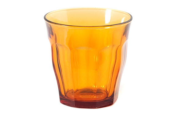 VASO AGUA VIDRIO PICARDIE PACK 4 UDS 31 CL AMBAR