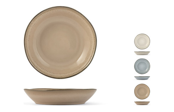 PLATO STONEWARE ANTIBES SURTIDO Ã˜ 20 CM HONDO