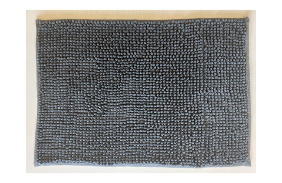 ALFOMBRA BAÑO ANTRACITA 40 X 60 CM