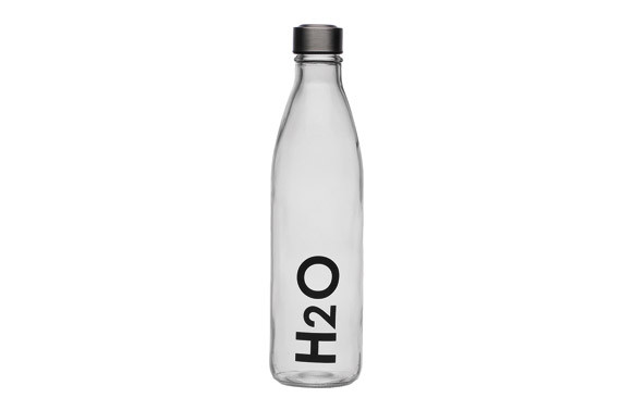 BOTELLA AGUA H2O 1 L TRANSPARENT