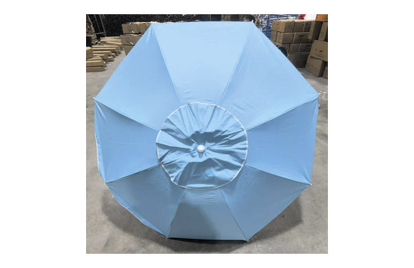 PARASOL PLAYA ALUMINIO Ø180 CM UPF 50+ AZUL