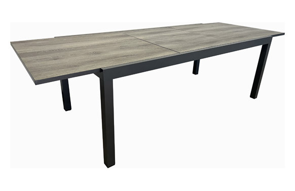 MESA ALUMINIO TABLERO PSPC EXTENSIBLE 200-270 X 100 CM