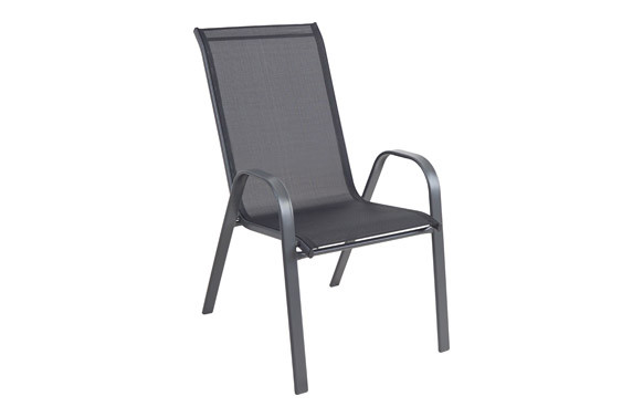 SILLON ACERO TEXTILENE GRIS ANTRACITA