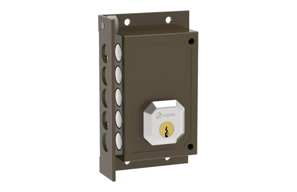 CERRADURA SOBREPONER C9222-I 87X32X140MM BOMBILLO 50MM DERECHA MARRON