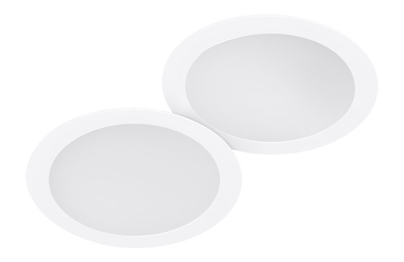 DOWNLIGHT LED EMPOTRAR REDONDO BLANCO KONE PACK 2UDS 18W 1800LM 6000K