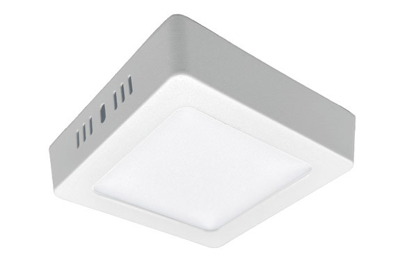 DOWNLIGHT LED SUPERFICIE CUADRADO BLANCO KONE 27,7CM 24W 2400LM 6000K