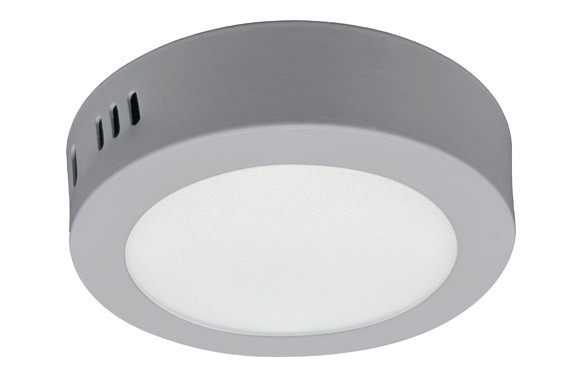 DOWNLIGHT LED SUPERFICIE REDONDO GRIS KONE 28CM 24W 2400LM 6000K