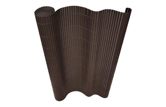 CAÑIZO PVC DOBLE CARA 14 MM 1 X 3 M MARRON