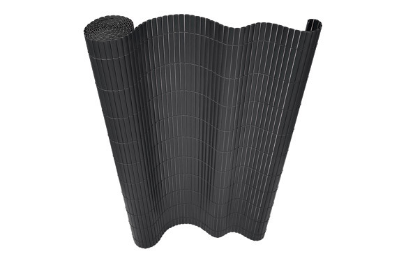 CAÑIZO PVC DOBLE CARA 14 MM 1,5 X 3 M ANTRACITA
