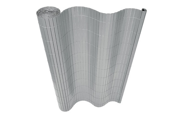 CAÑIZO PVC REFORZADO 2 TABIQUES 19 MM 2 X 3 M GRIS