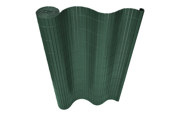 CAÑIZO PVC REFORZADO 2 TABIQUES 19 MM 2 X 3 M VERDE
