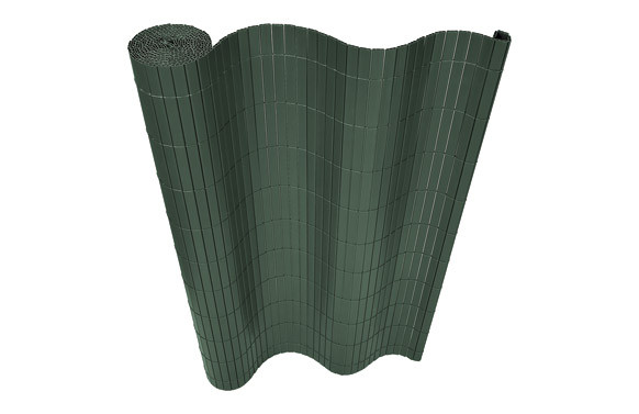 CAÑIZO PVC REFORZADO 2 TABIQUES 19 MM 1 X 3 M VERDE