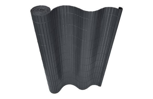 CAÑIZO PVC REFORZADO 2 TABIQUES 19 MM 2 X 3 M ANTRACITA