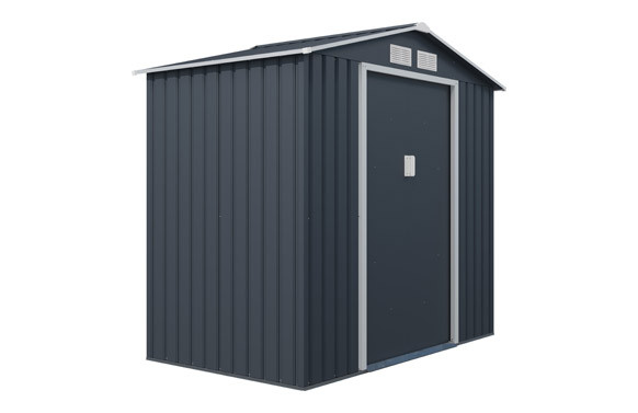 CASETA METALICA 2.79 M² 213 X 131 X 195 CM GRIS