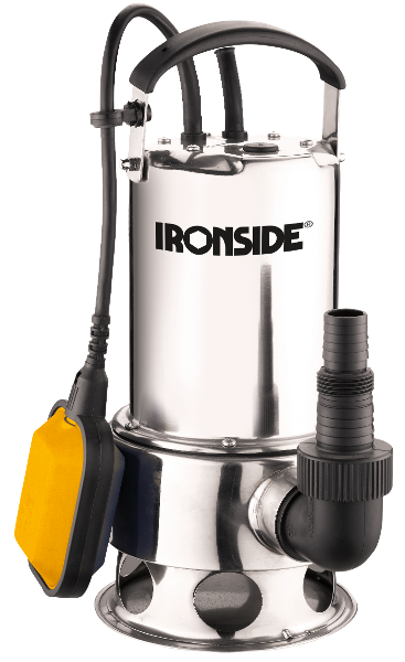 BOMBA SUMERGIBLE AGUAS SUCIAS 750 W INOX 13000 L/H