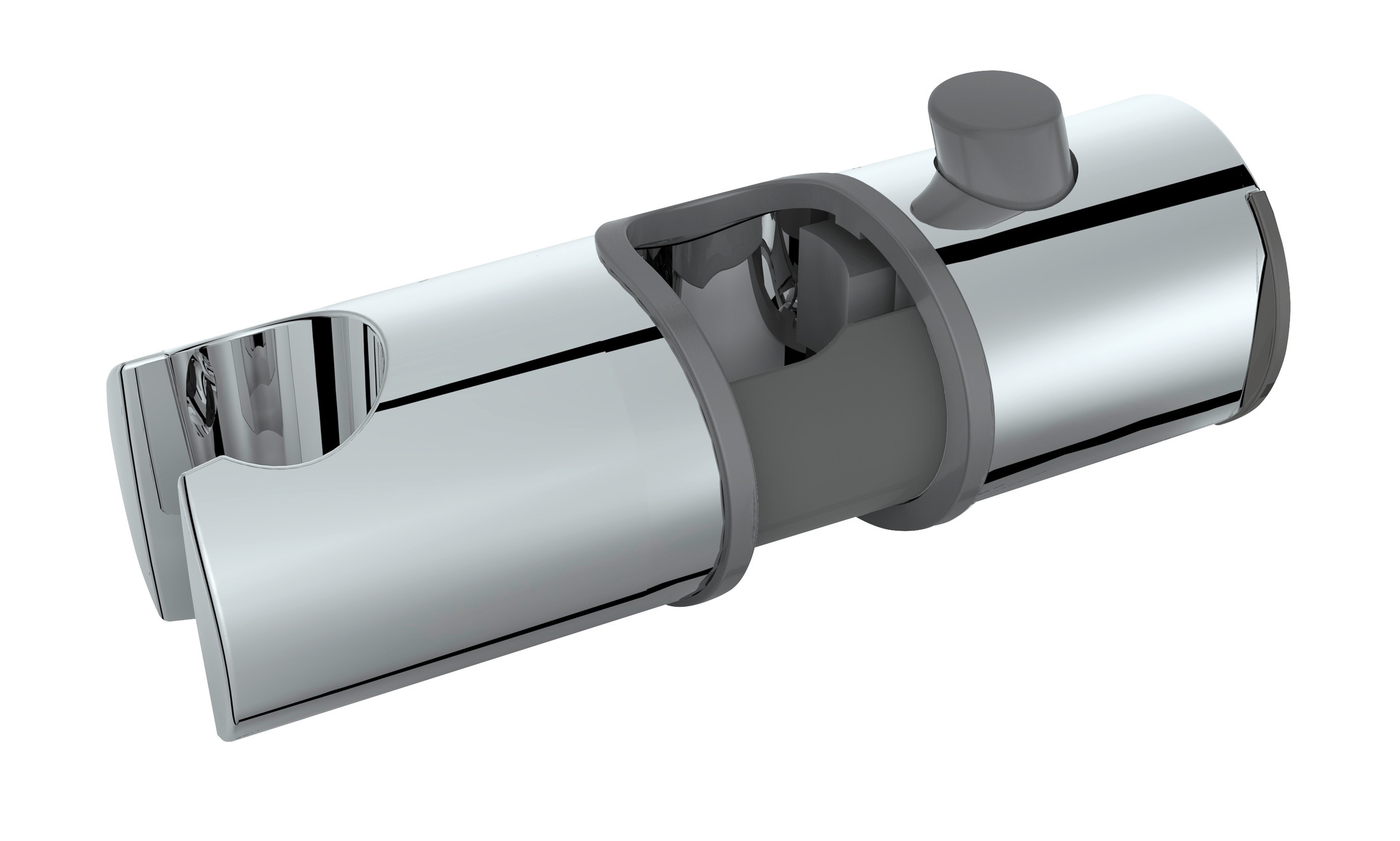 SOPORTE AJUSTABLE CABEZAL DUCHA LIBERTA CROMO